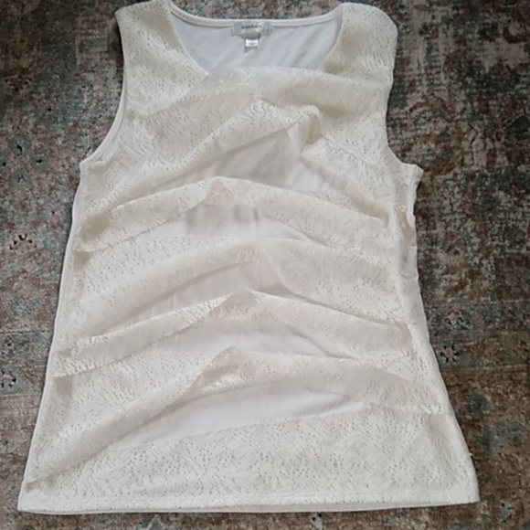 GUC Ivory Lace Tank - Picture 8 of 8